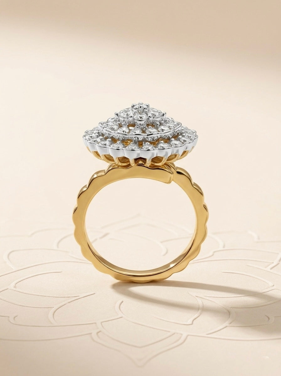 Diamond Cocktail Ring 14K585