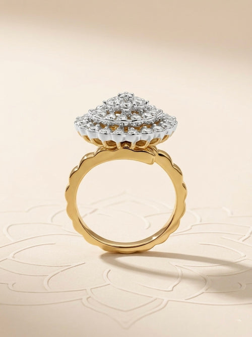 Diamond Cocktail Ring 14K585
