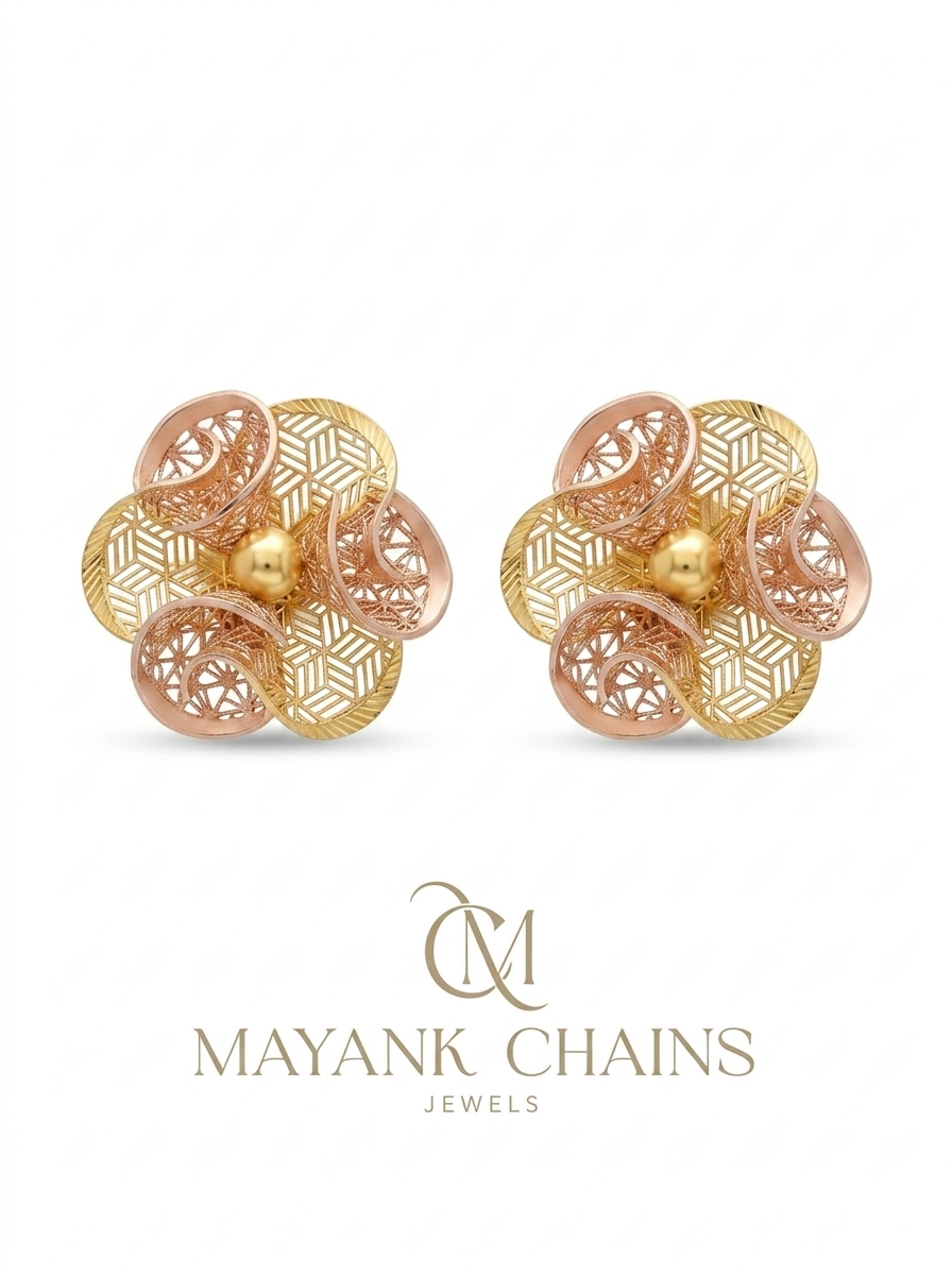 Gold Turkish Earrings 18K