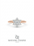 Rodegold Diamond Ring 14K585