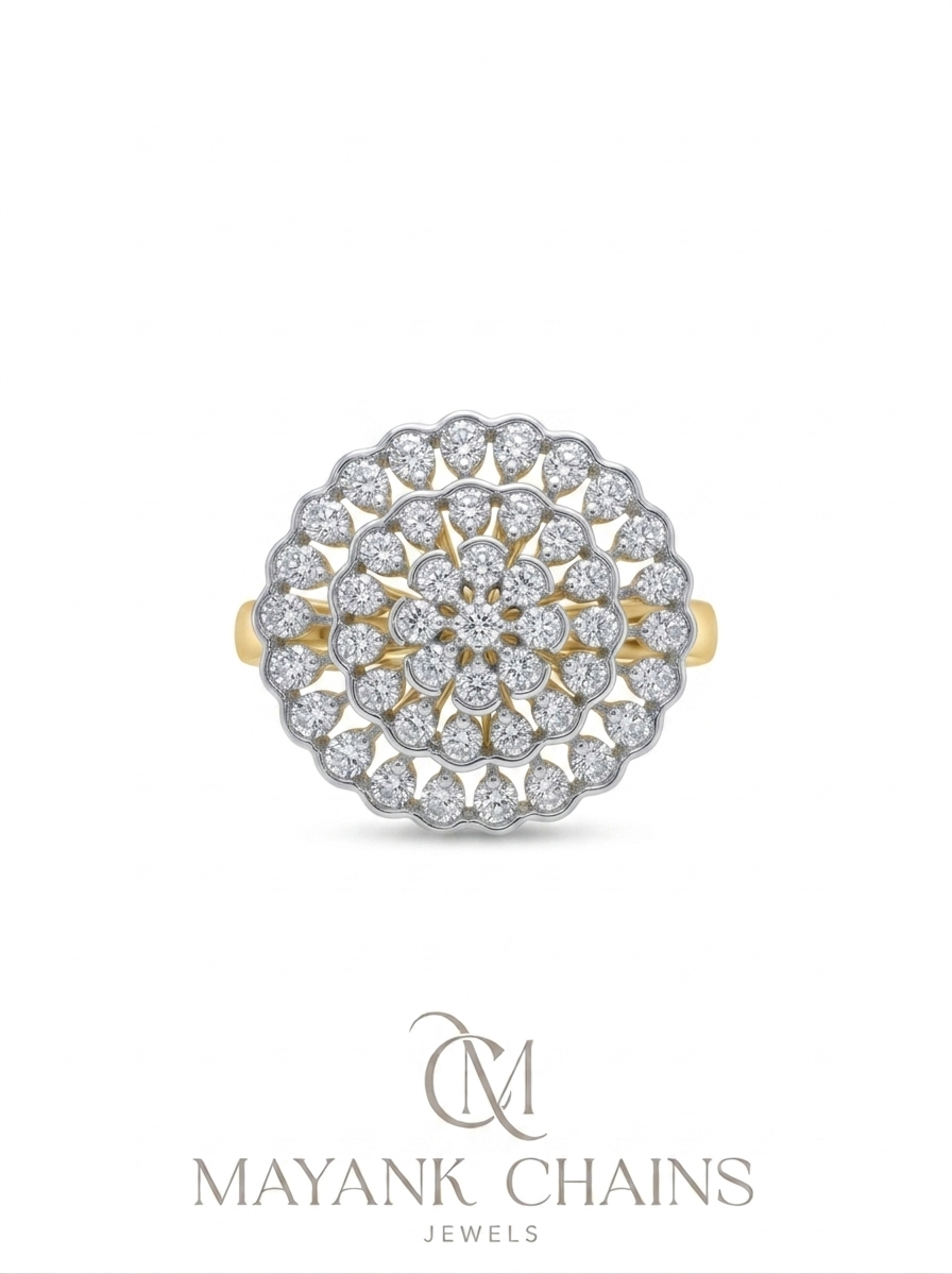 Diamond Cocktail Ring 14K585