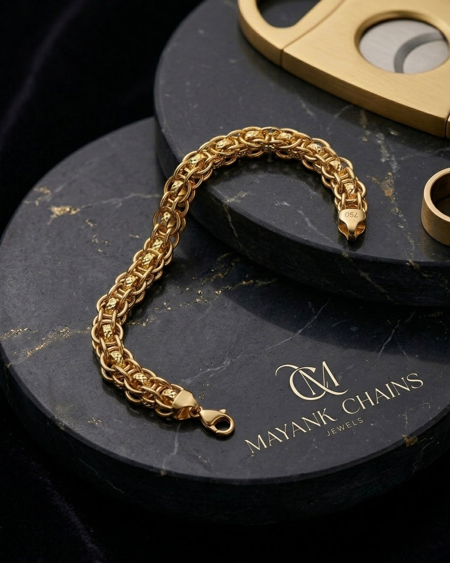 Men Gold Bracelet 18k