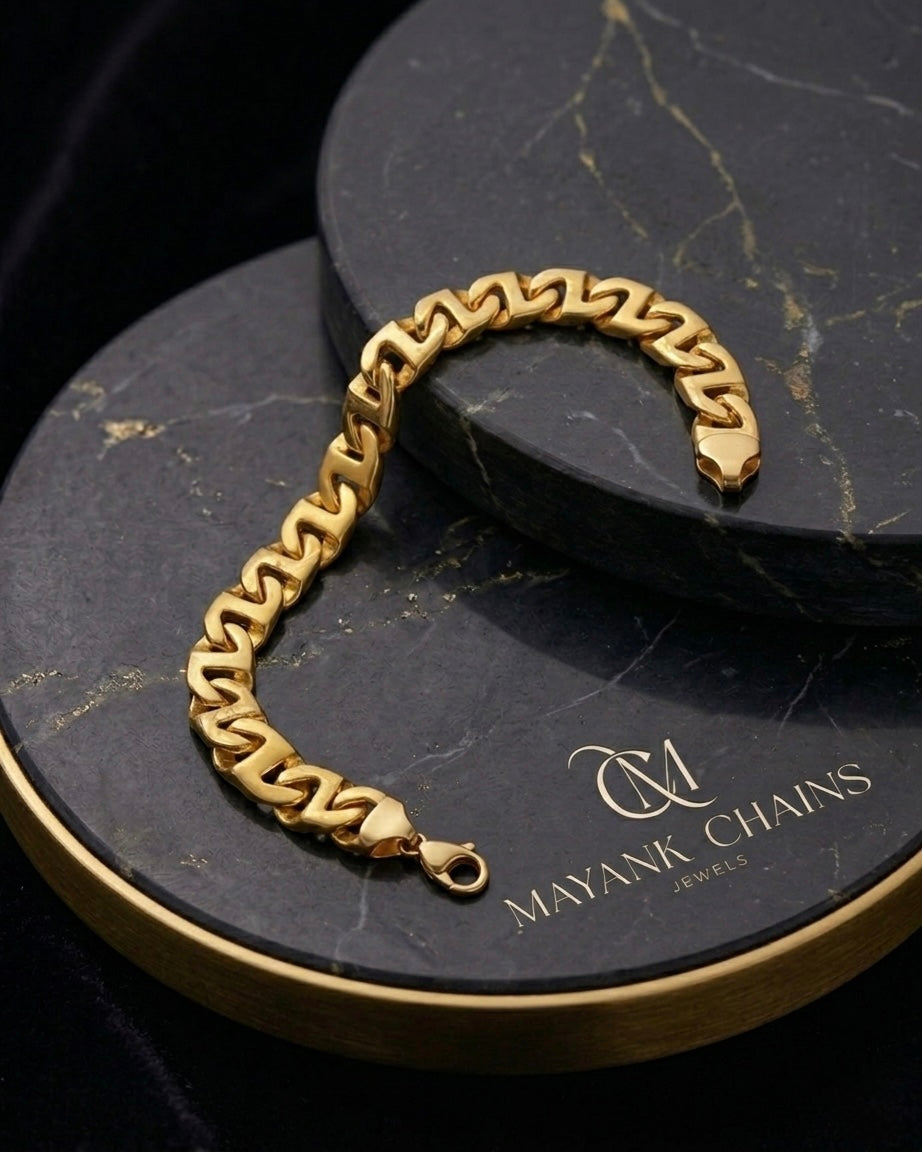 Men Gold Bracelet 20K
