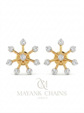 Diamond Earrings 14K585 Gold