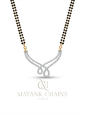 Diamond Mangalsutra 14k
